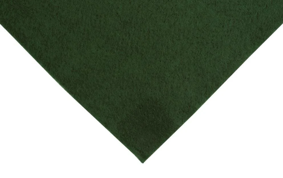 23x30cm Acrylic Felt Holly Green