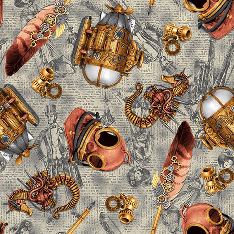 Alternative Age Steampunk Fabric - Image 5