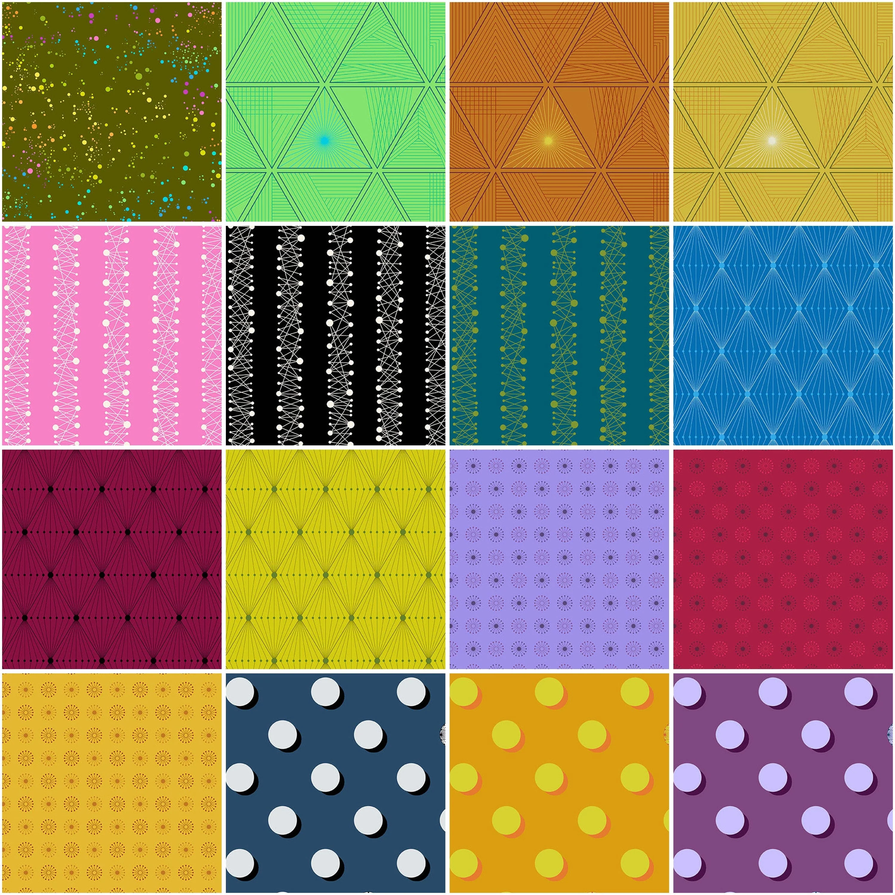 Andover Fabric 40 by Giucy Giuce 10 Inch Square Pack - Image 3