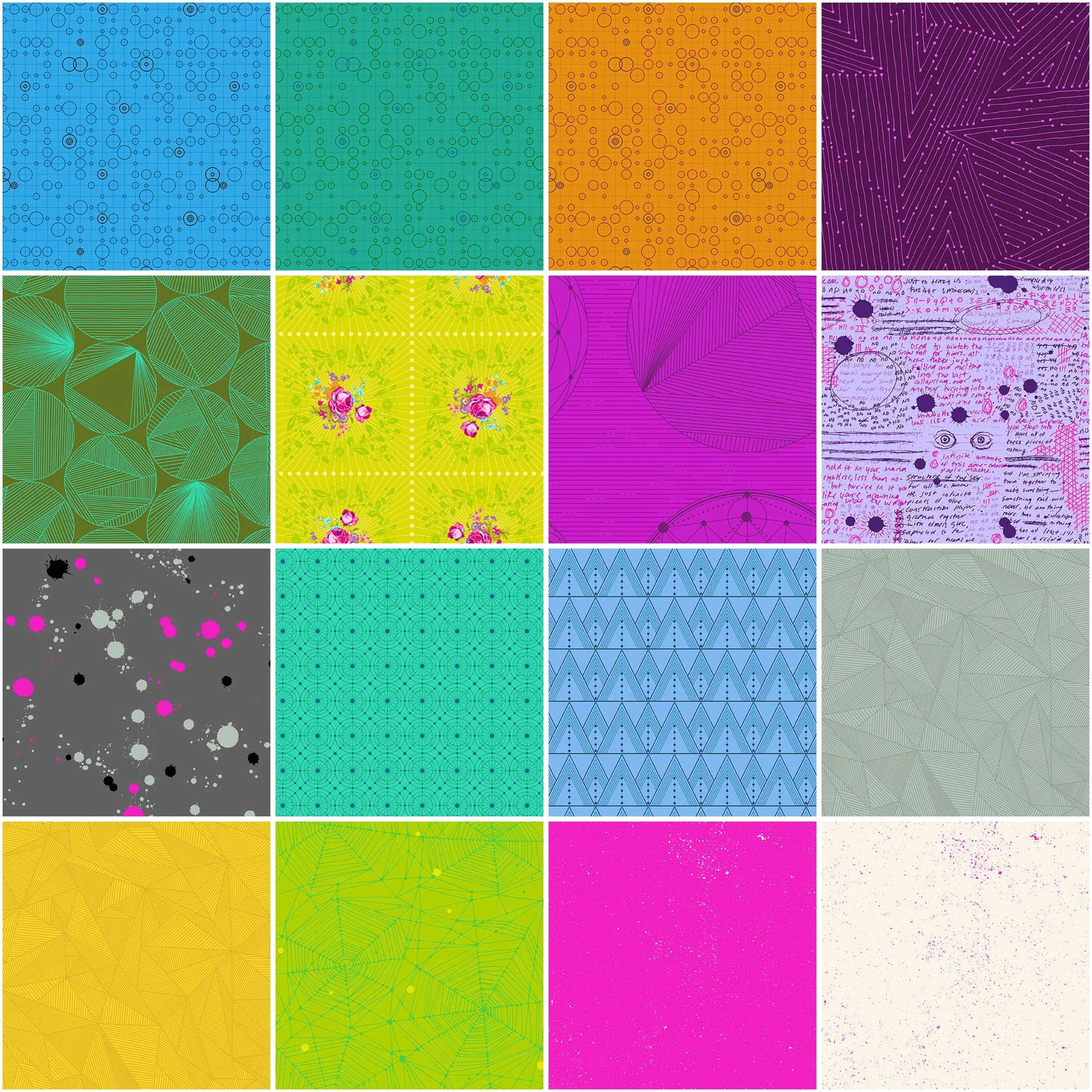 Andover Fabric 40 by Giucy Giuce 10 Inch Square Pack - Image 4