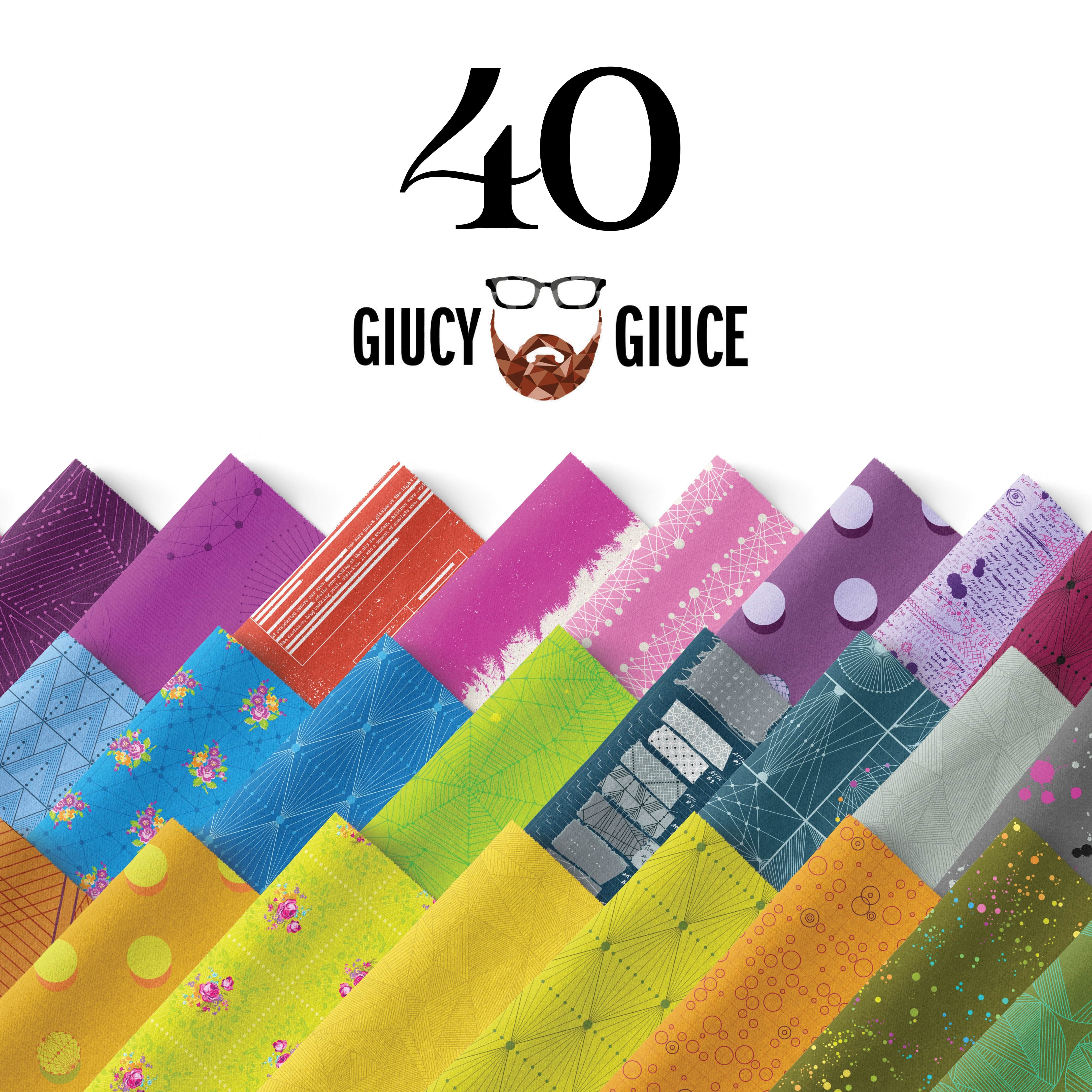 Andover Fabric 40 by Giucy Giuce Strip Roll - Image 3