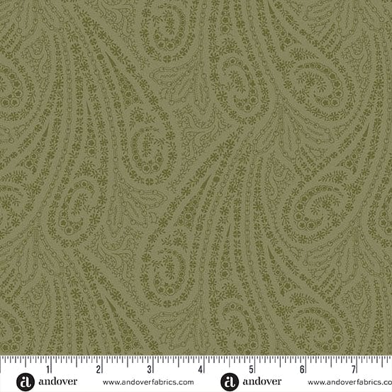 Andover Fabric Grand Paisley - Image 4
