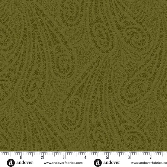 Andover Fabric Grand Paisley - Image 5