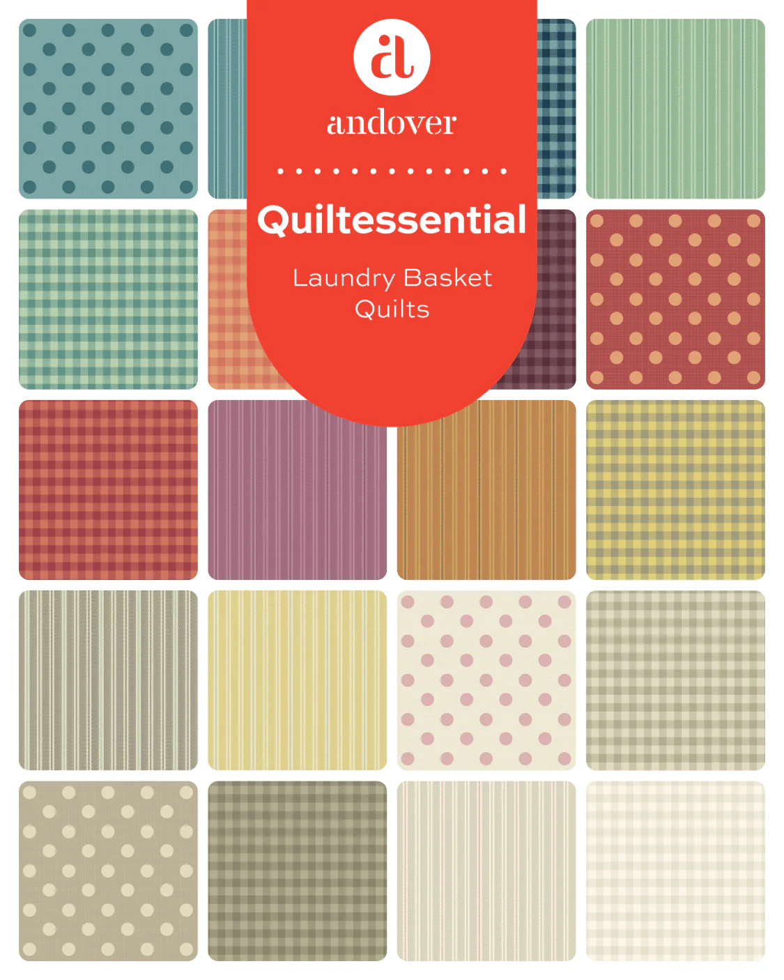 Andover Fabric Quiltessential by Laundry Basket Quilts Fat Quarter Bundle 36 Piece - Image 3