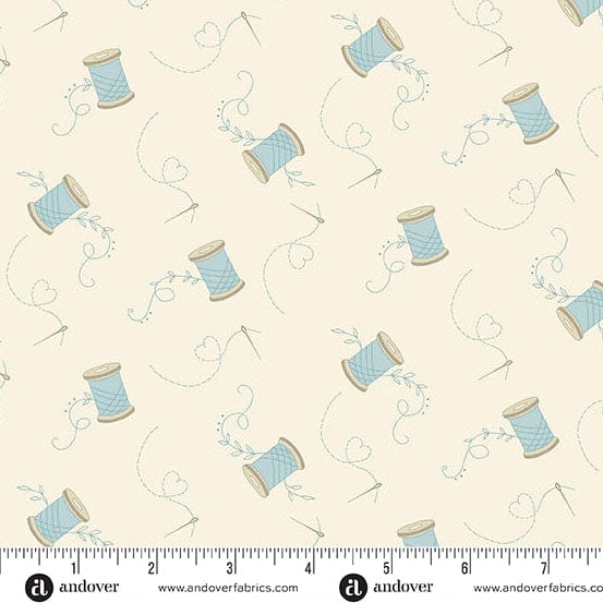 Andover Fabric Sewing Bird By Laundry Basket Quilts - Image 10