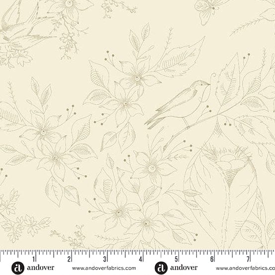 Andover Fabric Sewing Bird By Laundry Basket Quilts - Image 4