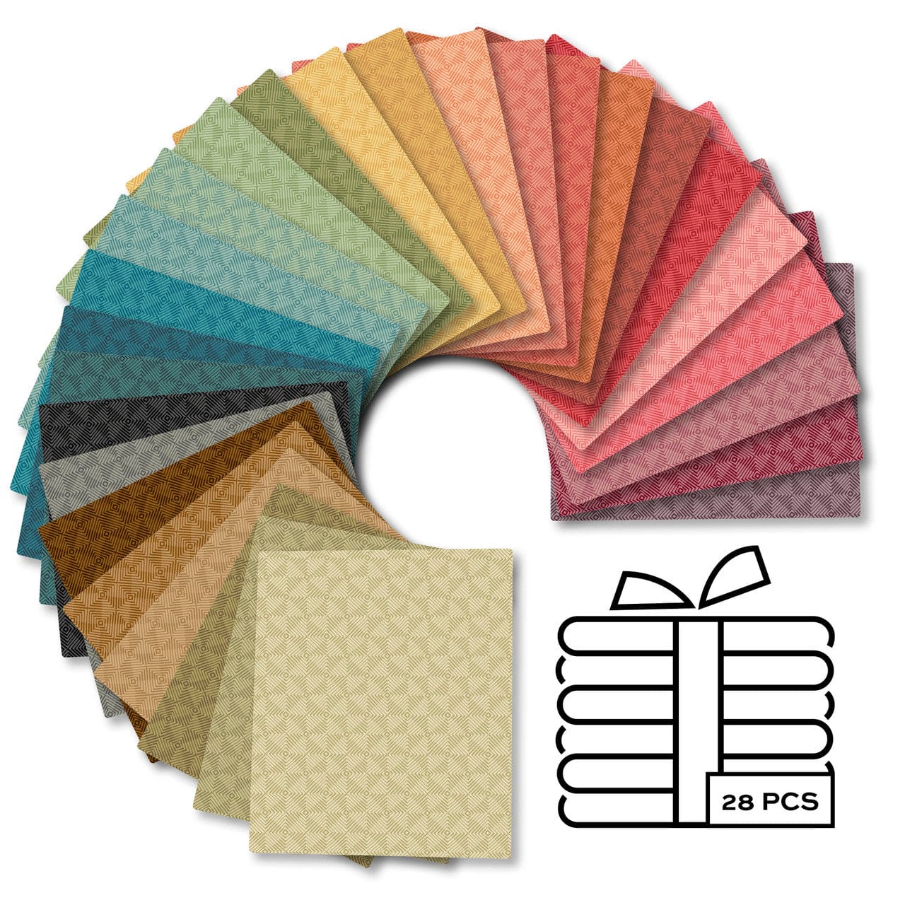 Andover Fabric Square Dance 28 Piece Fat Quarter Bundle