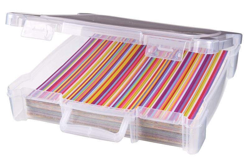 Artbin Storage Box With Handle 12 x 12 Inches 6913AB - Image 2
