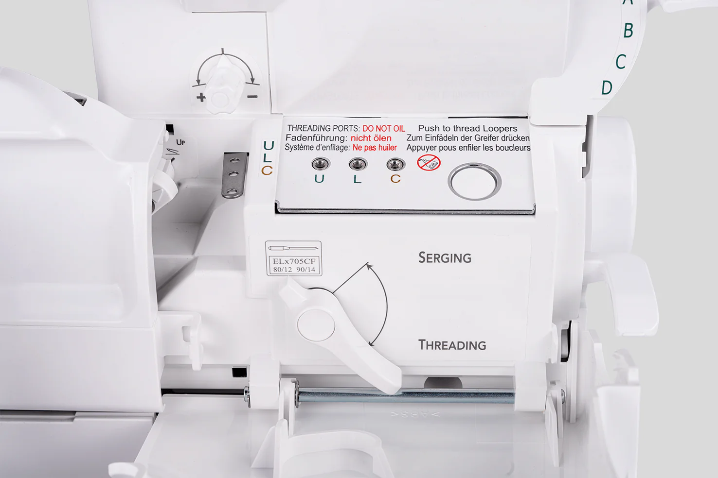 baby lock Aspire Coverlock Machine Ex Display - Image 4