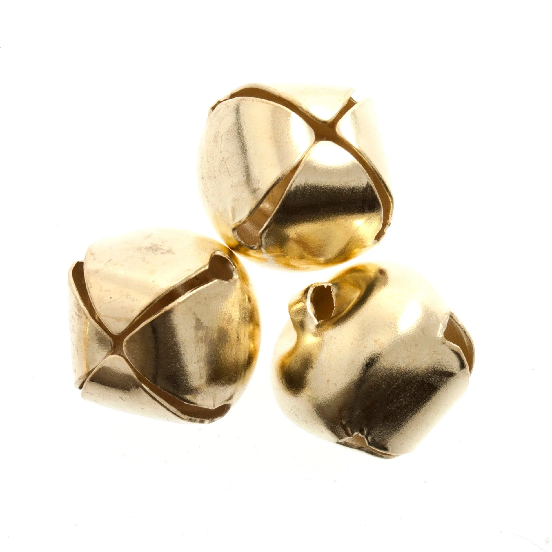 Bells Jingle: Gold 10mm. Price per bell.