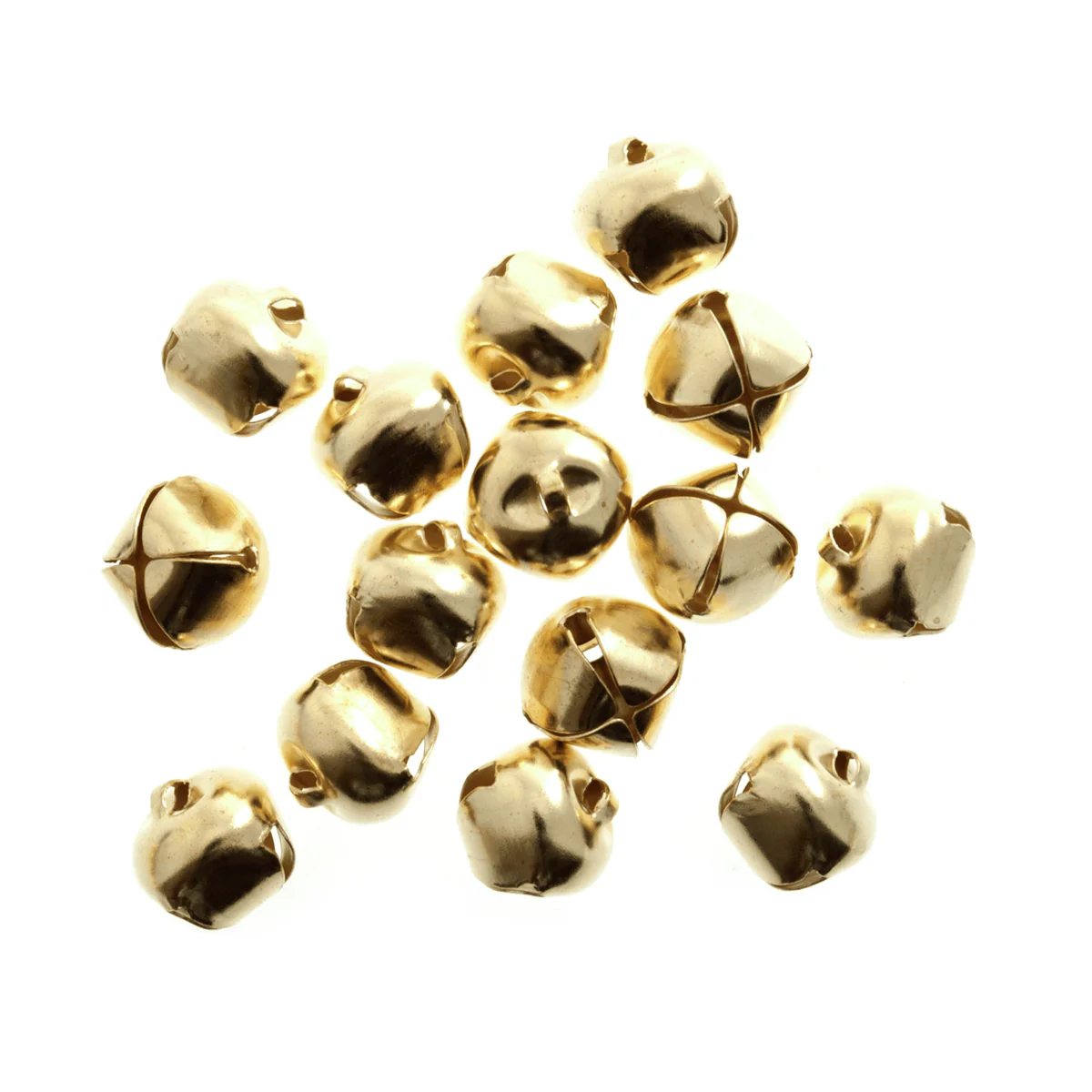 Bells Jingle: Gold 12mm. Price per bell.