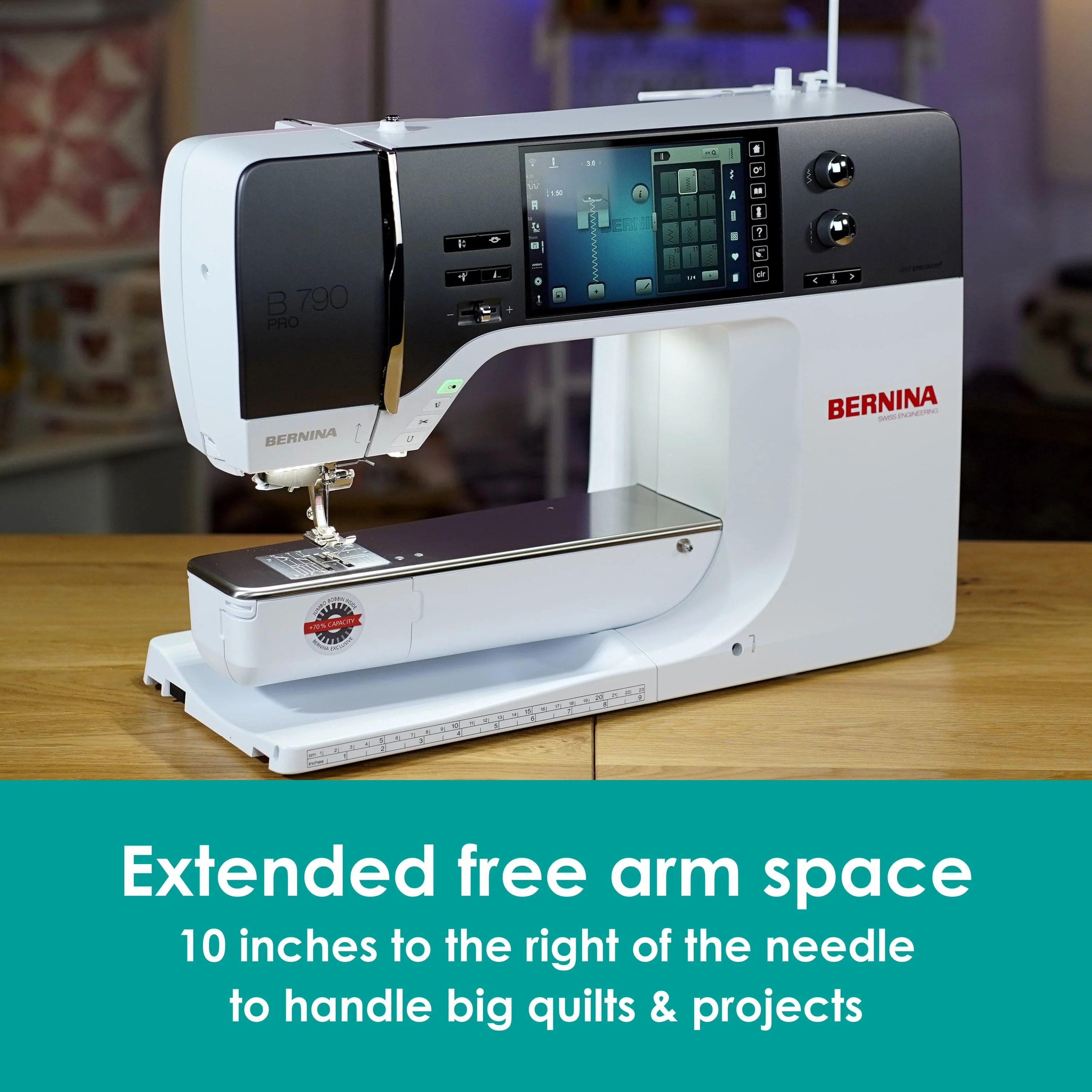 Bernina 790E Pro Sewing and Embroidery Machine - Image 4