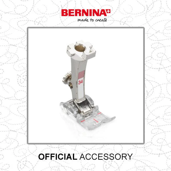 Bernina Reverse Pattern Foot With Clear Sole #34A 0309727100