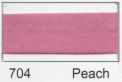 Polycotton Bias Binding: 2.5m x 25mm: Peach