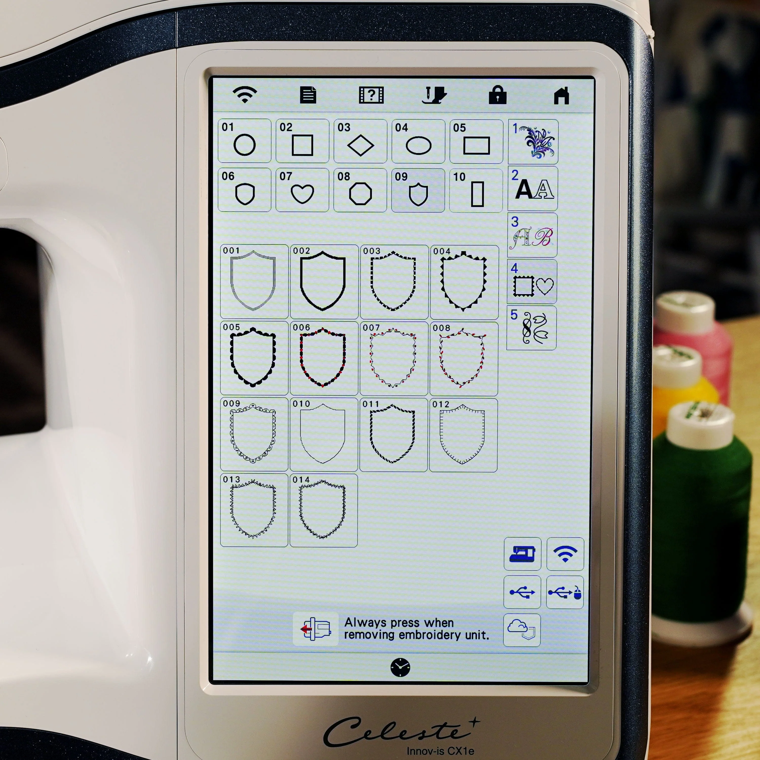 Brother Celeste CX1e Embroidery Machine - Image 40