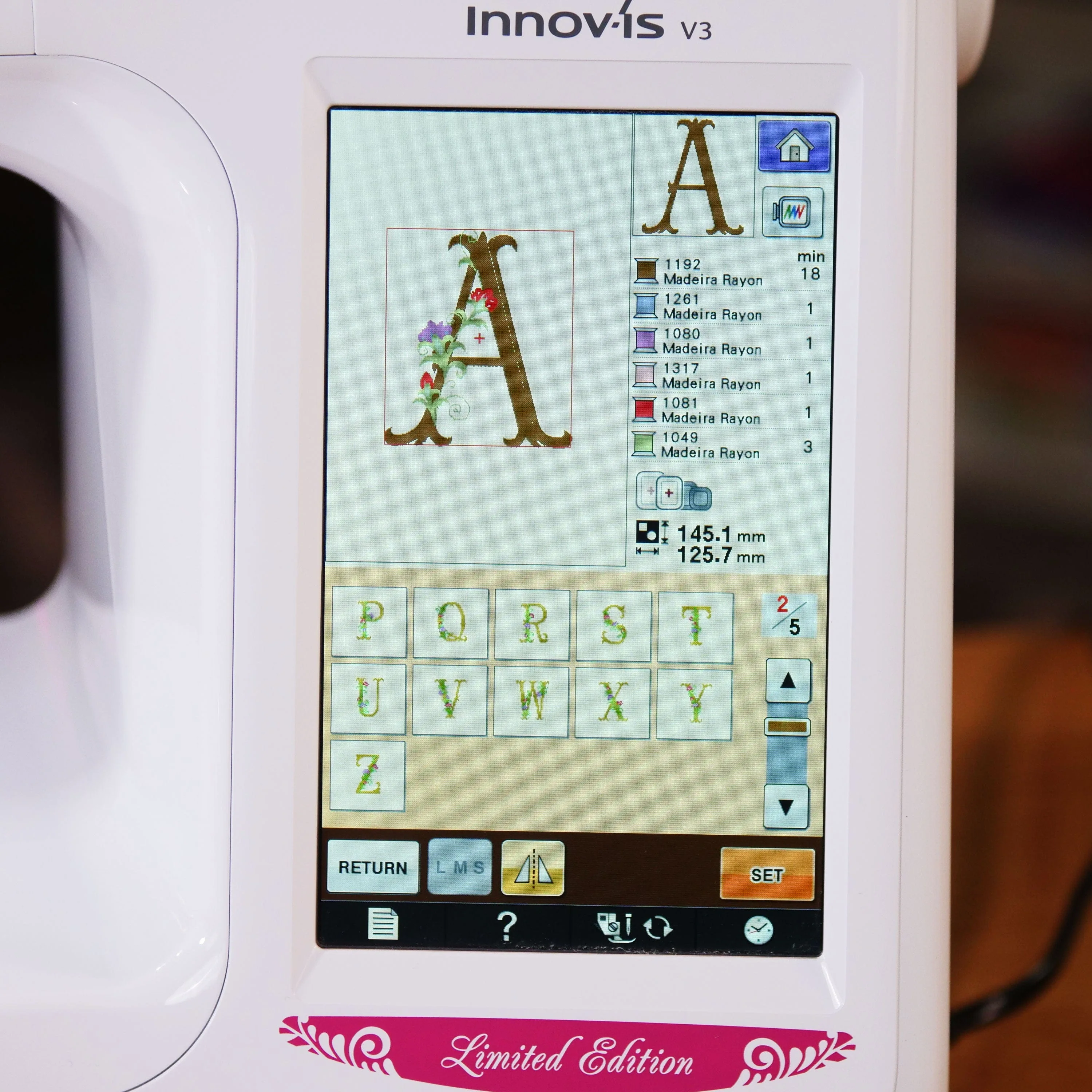 Brother Innov-is V3LE Embroidery Machine - Image 25