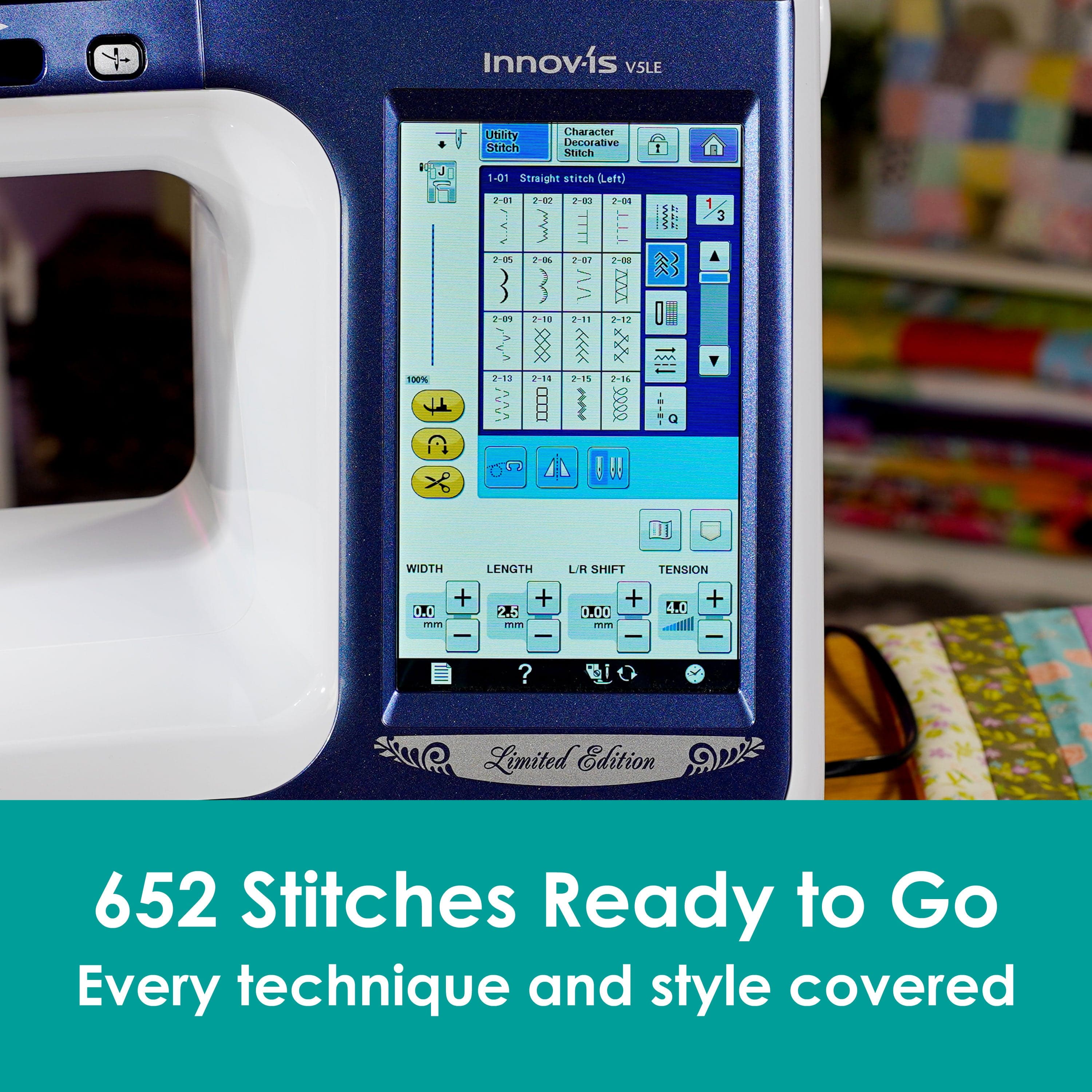 Brother Innov-is V5LE Sewing & Embroidery Machine - Image 4