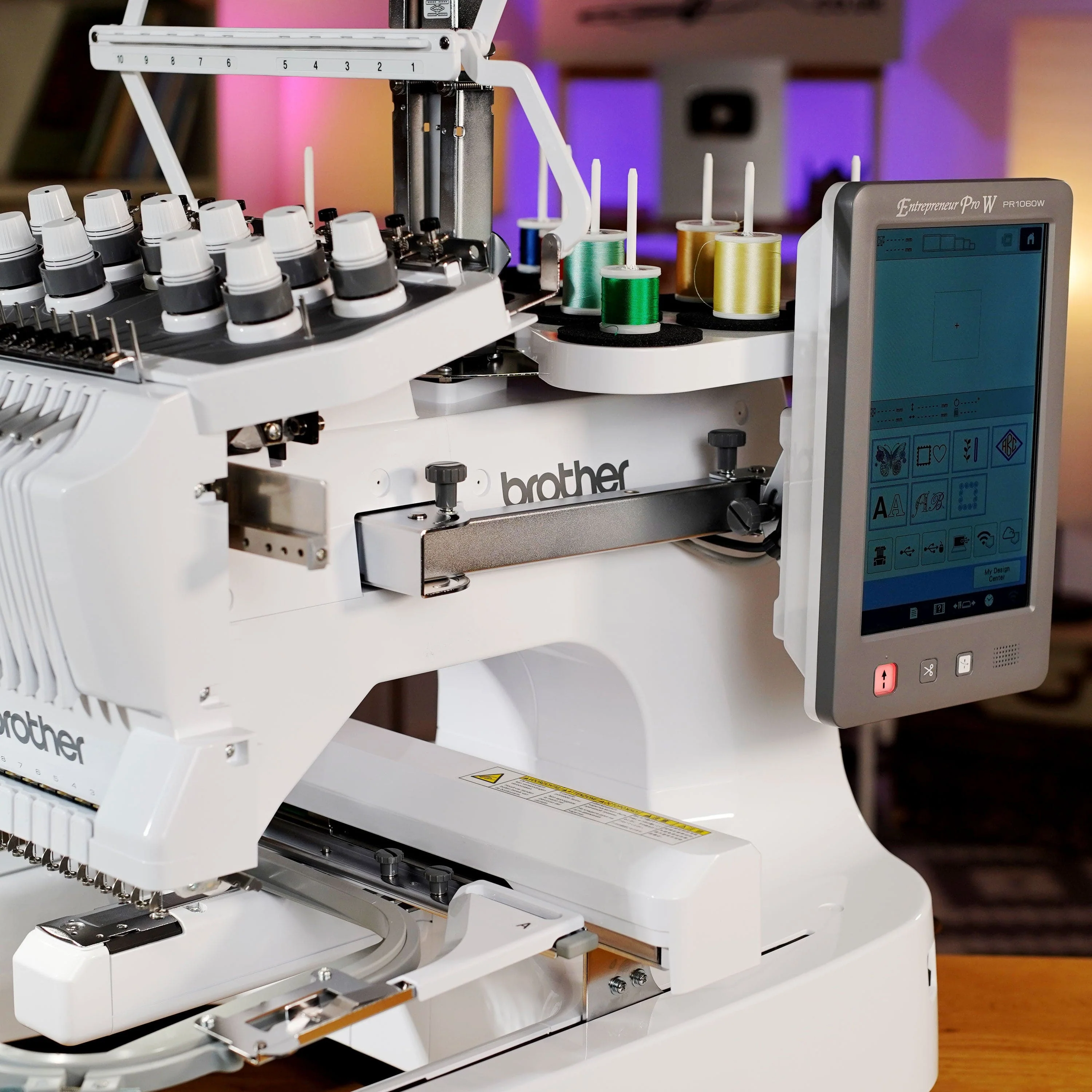 Brother PR1060W Entrepreneur Pro W 10-Needle Embroidery Machine - Image 14