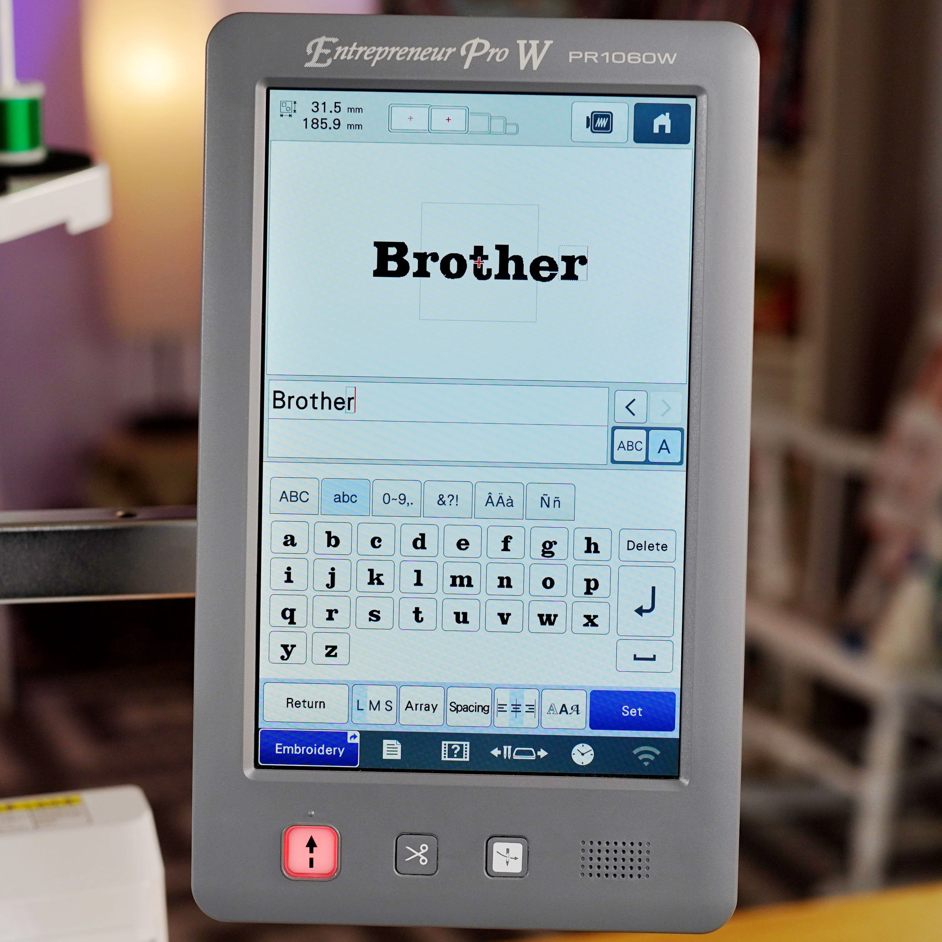 Brother PR1060W Entrepreneur Pro W 10-Needle Embroidery Machine - Image 20