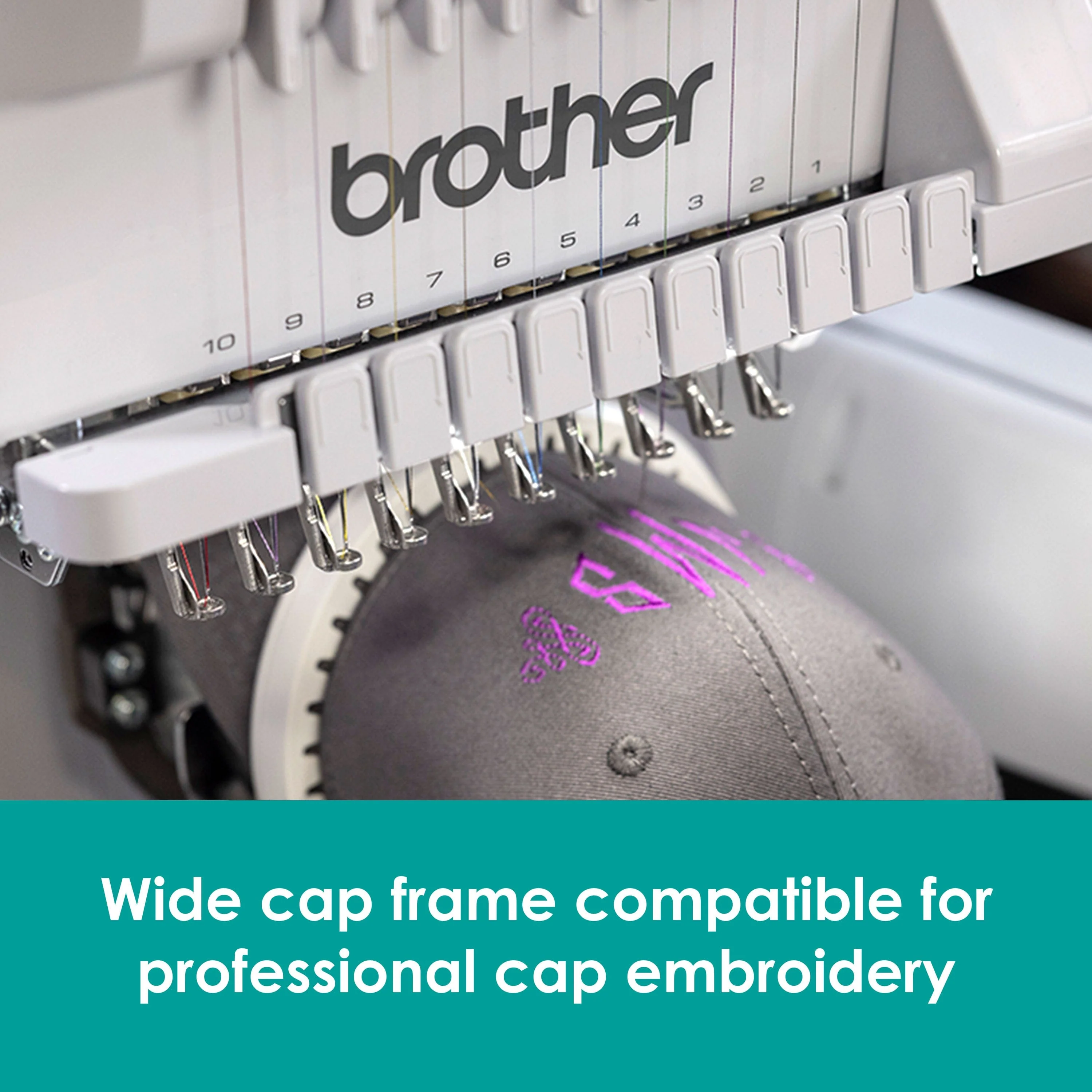 Brother PR1060W Entrepreneur Pro W 10-Needle Embroidery Machine - Image 9