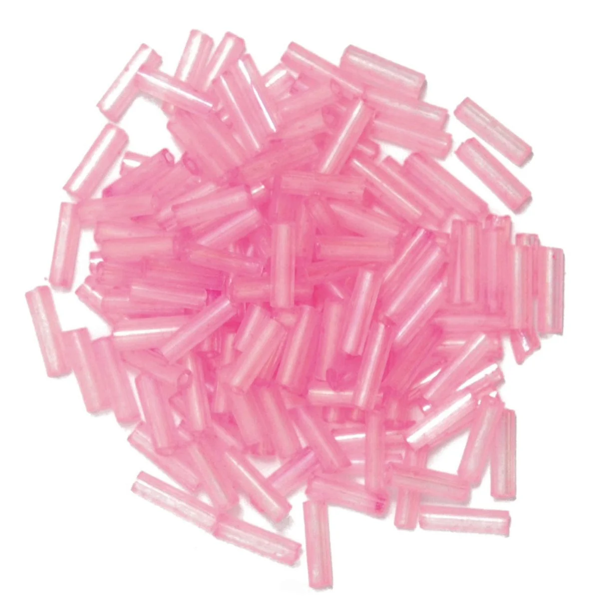 Bugle Beads: Fuchsia: Pack of 8g