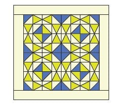 China Clay Quilt Block Of The Month Pattern Download (Month 1: Circular Motion) - Image 4