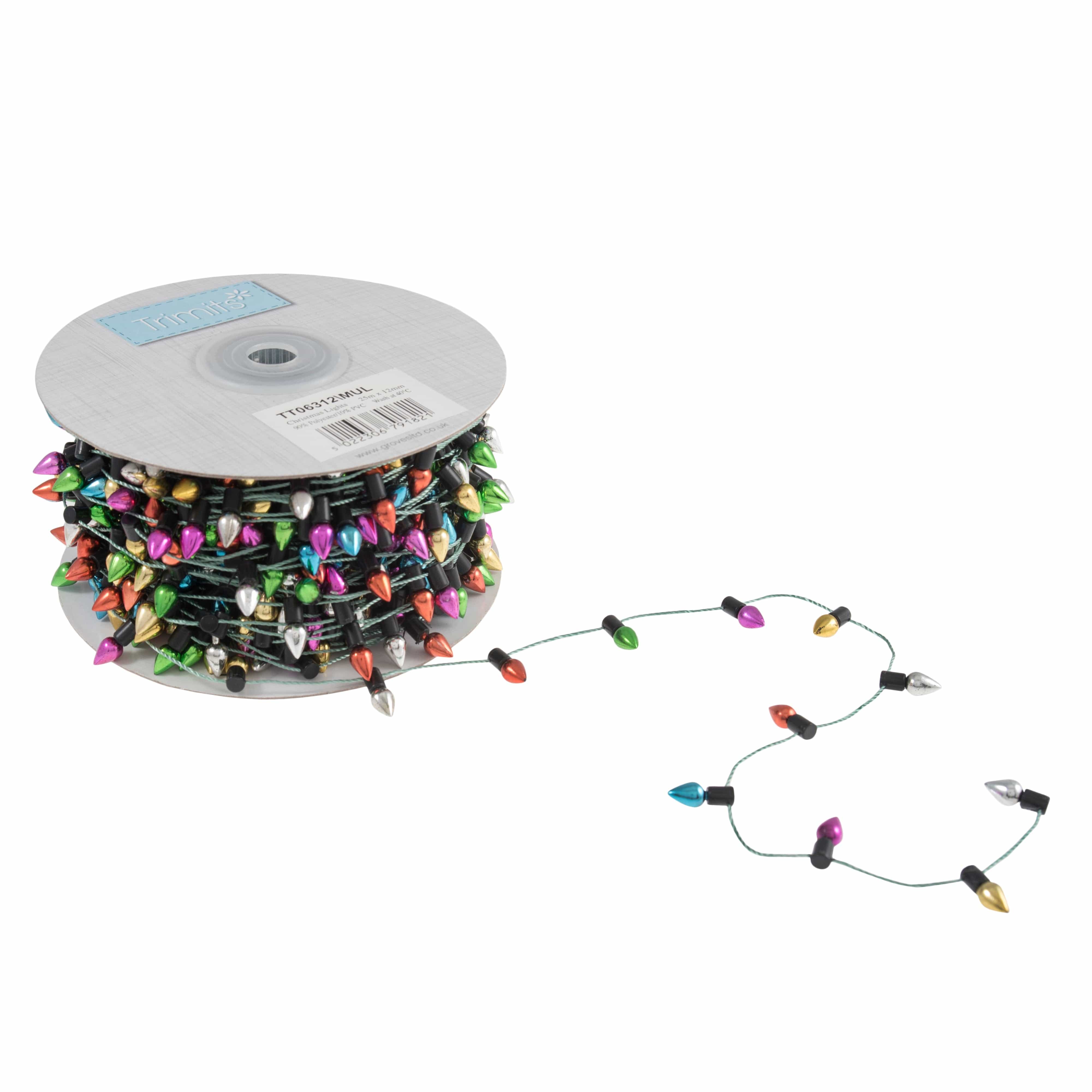 Christmas Lights Trim 12mm Wide Price Per Metre