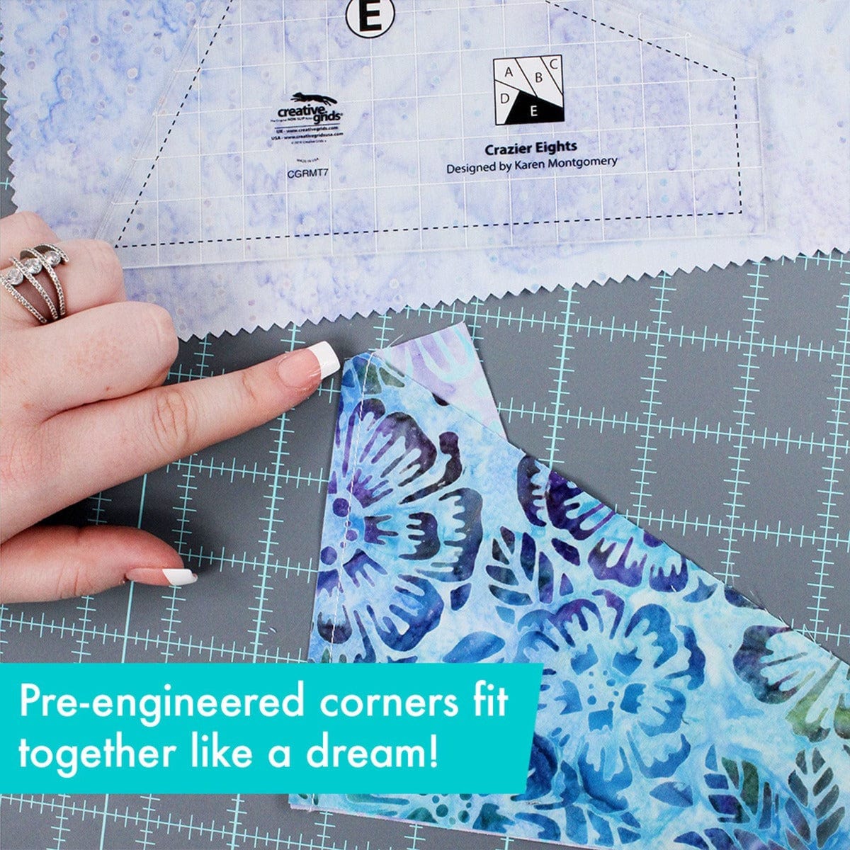 Creative Grids Non slip: Crazier Eights Template Rulers - Image 3