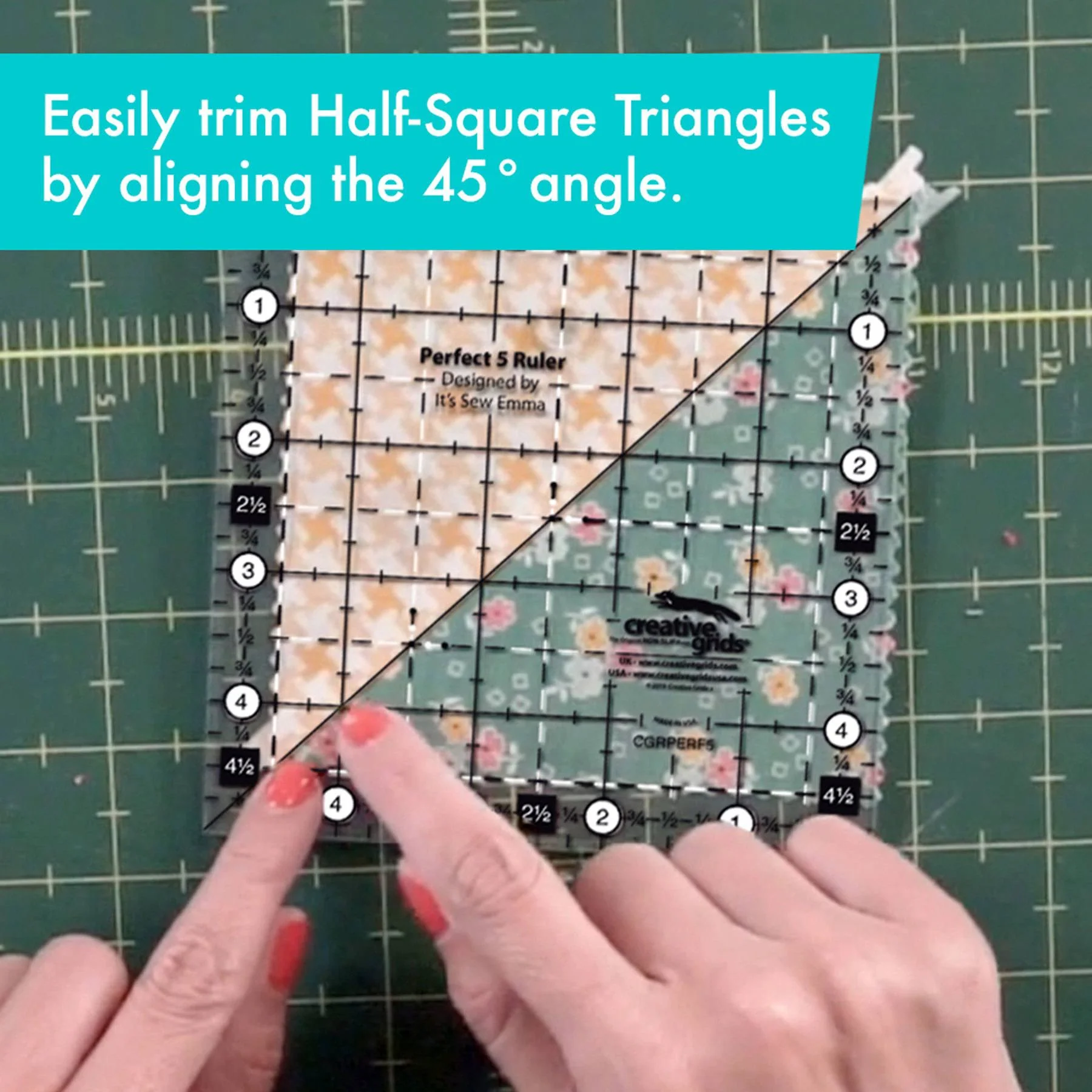 Creative Grids Non slip: Perfect 5 Ruler - Image 3