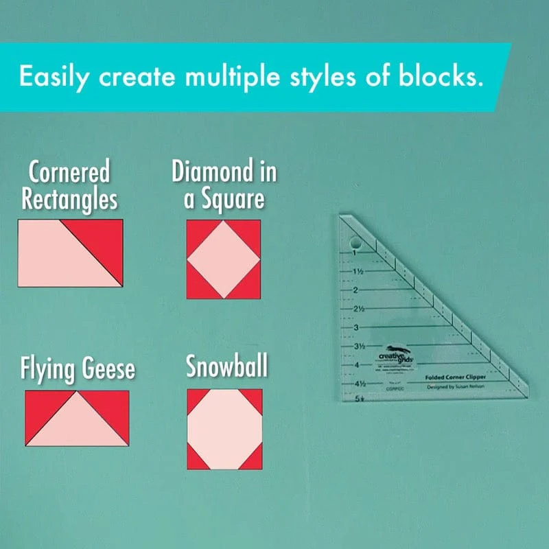 Creative Grids Non slip: Folded Corner Clipper Tool - Image 4