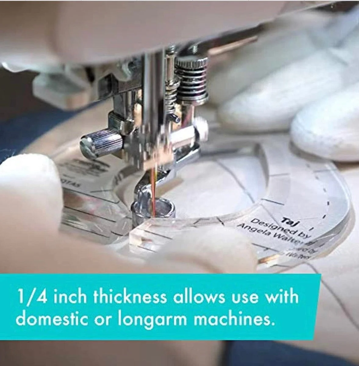 Creative Grids Non slip: Machine Quilting Tool: Taj By Angela Walters - Image 3