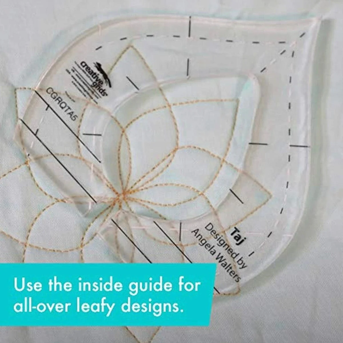 Creative Grids Non slip: Machine Quilting Tool: Taj By Angela Walters - Image 4