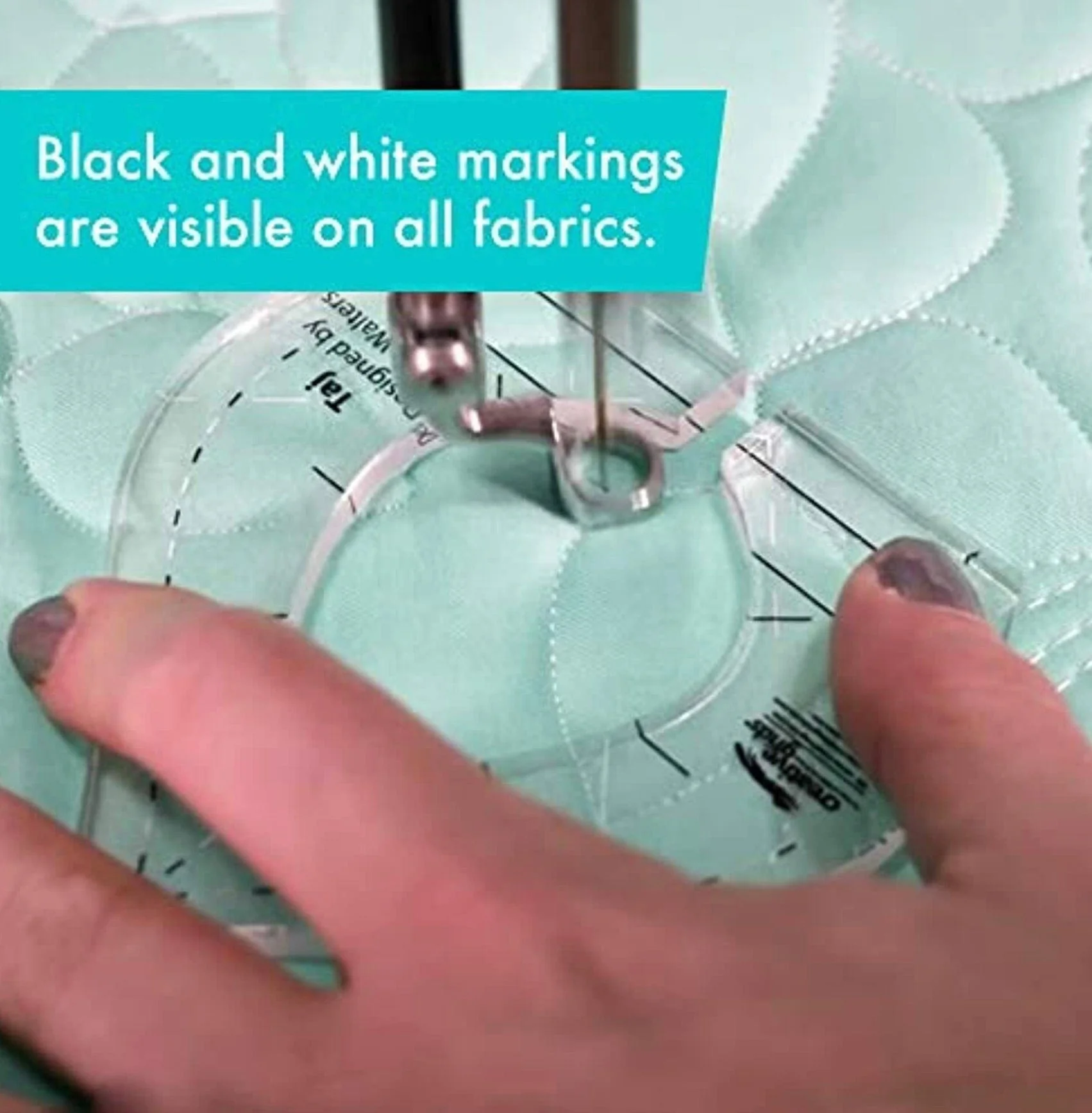 Creative Grids Non slip: Machine Quilting Tool: Taj By Angela Walters - Image 5