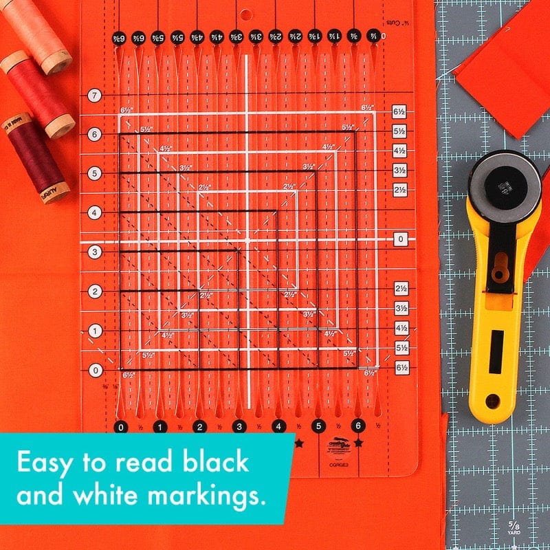 Creative Grids Non slip: Stripology Mini Quilt Ruler - Image 5