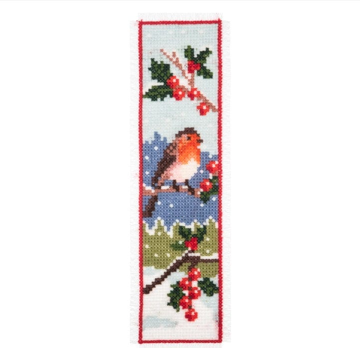 Cross Stitch Bookmark Kit Robin - Image 3