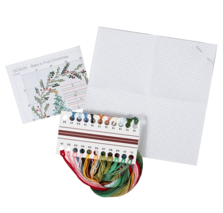 Cross Stitch Kit Mini Baby's First Christmas - Image 4