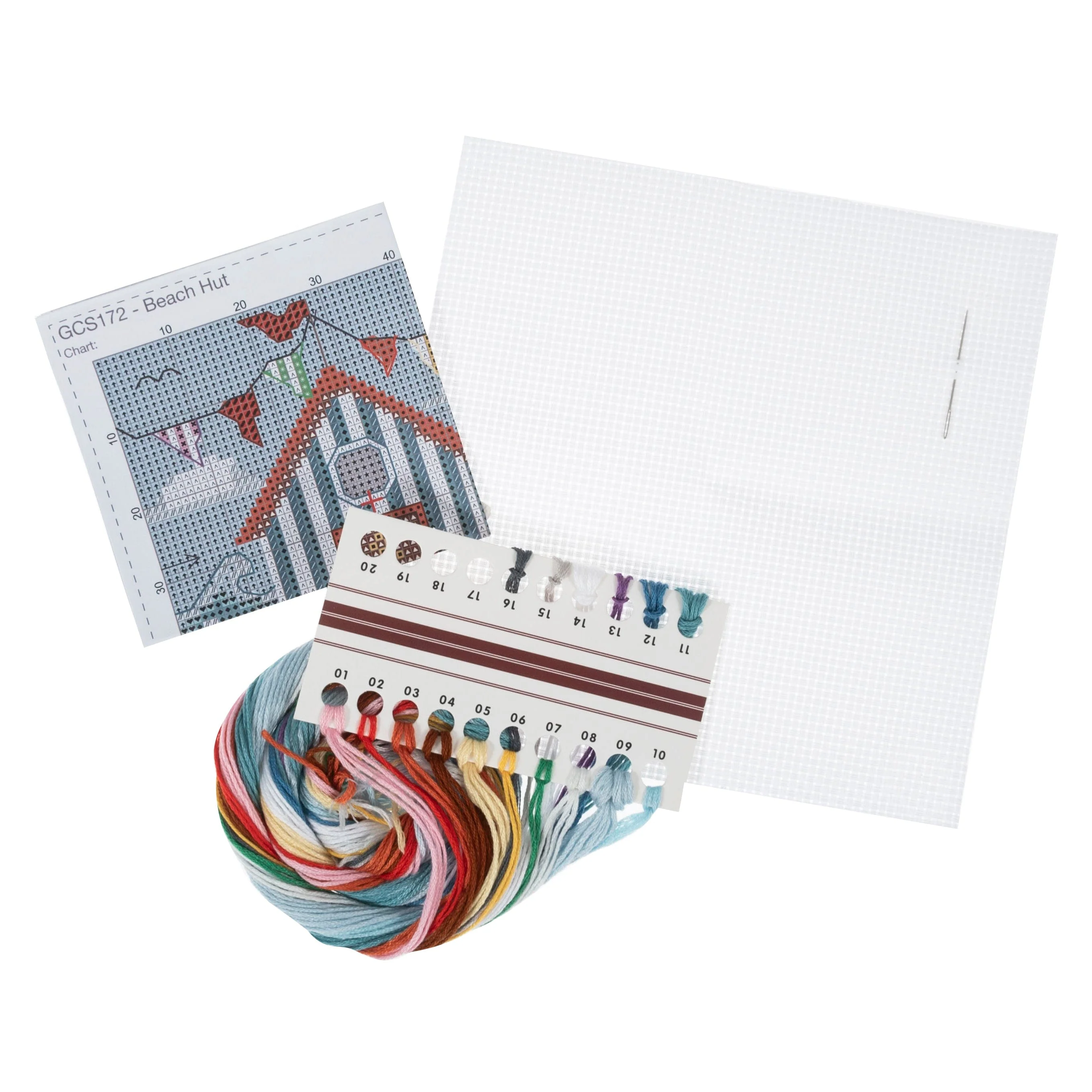 Cross Stitch Kit Beach Hut - Image 3