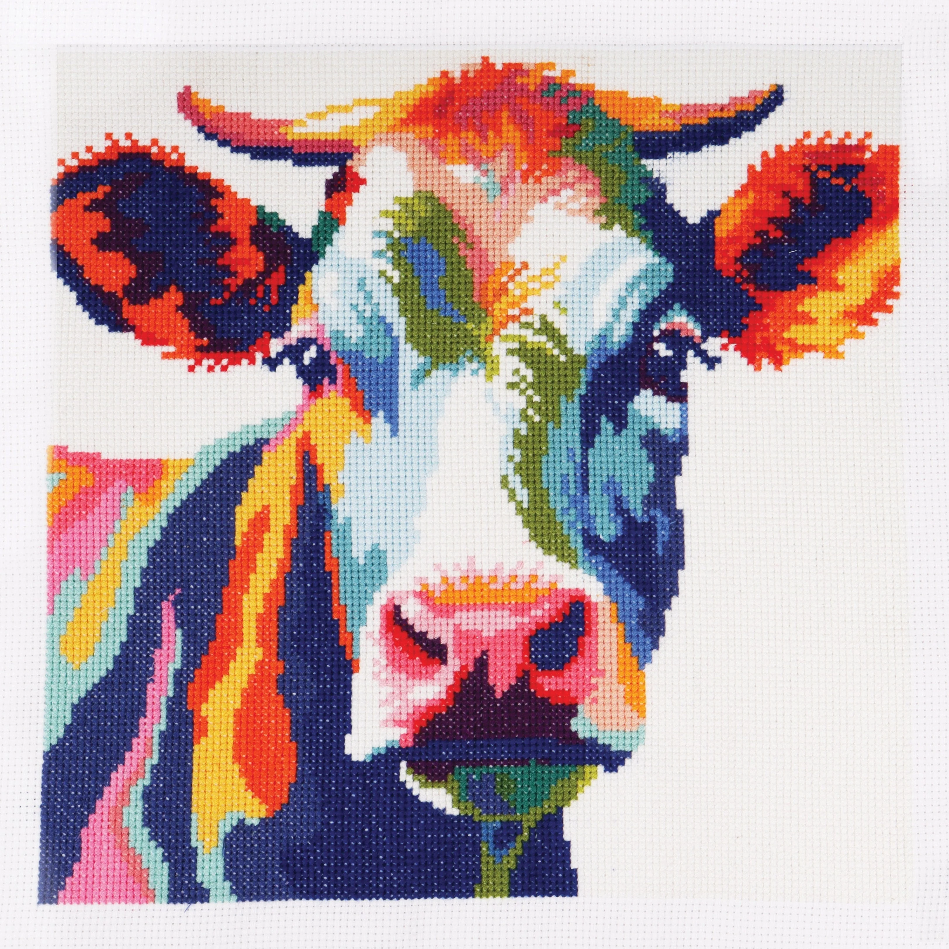 Cross Stitch Kit Large Cow - Image 2