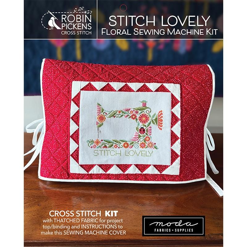 Cross Stitch Kit Superbloom Sewing Machine Cover/Pillow