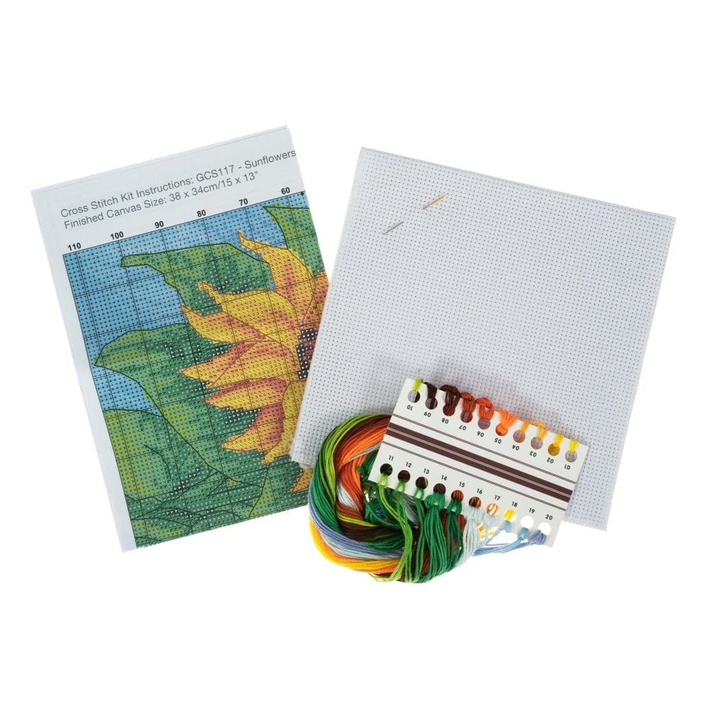 Cross Stitch Kit Sunflowers - Image 2