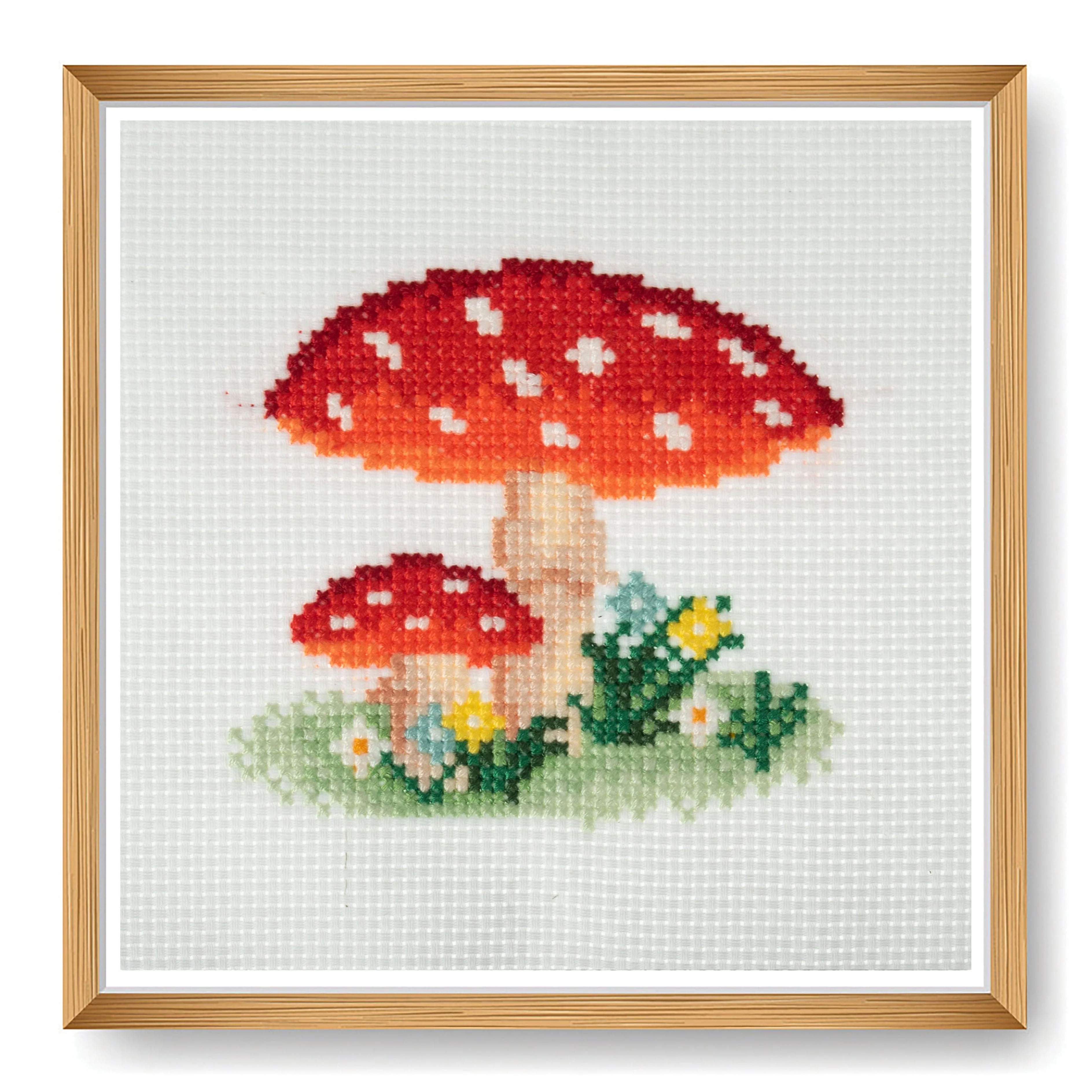 Cross Stitch Kit Toadstool - Image 3