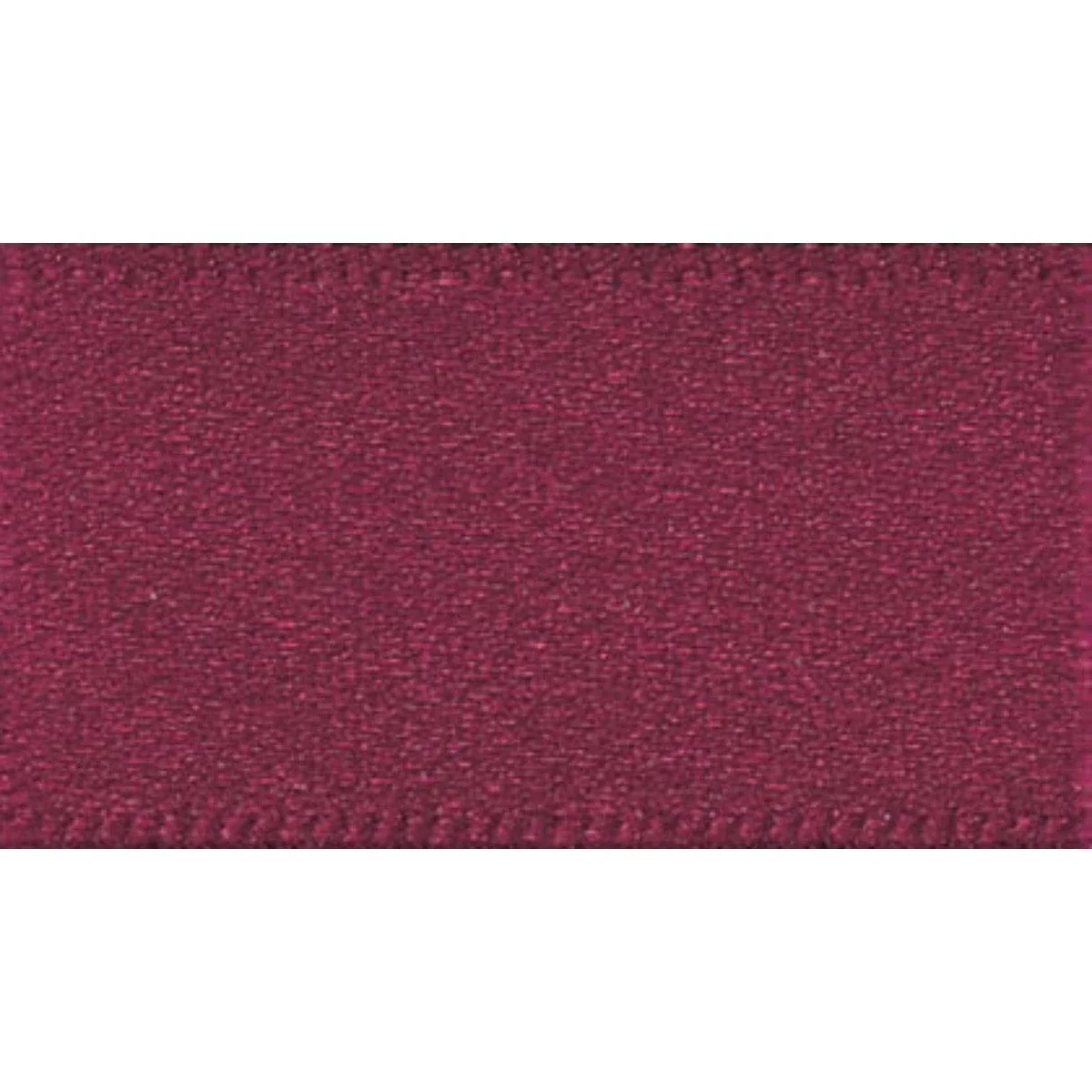 Double Faced Satin Ribbon Burgundy Red: 35mm wide. Price per metre.