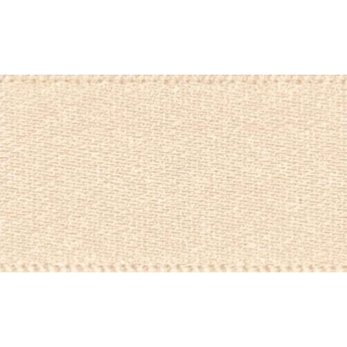 Double Faced Satin Ribbon Cream: 7mm wide. Price per metre.