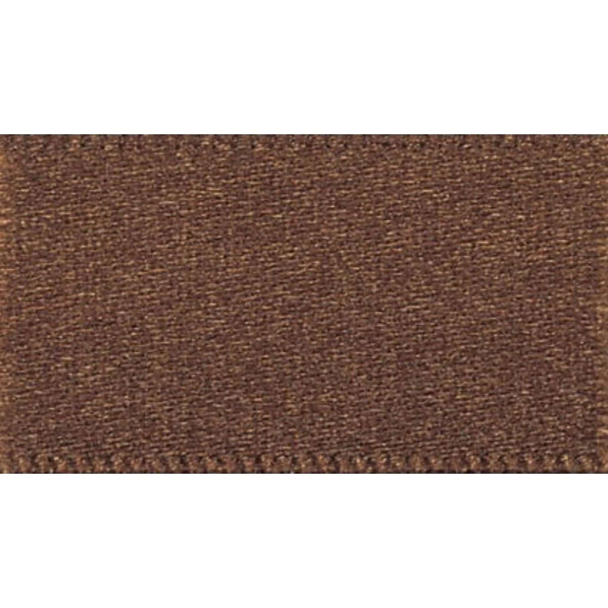 Double Faced Satin Ribbon Dark Brown: 3mm wide. Price per metre.