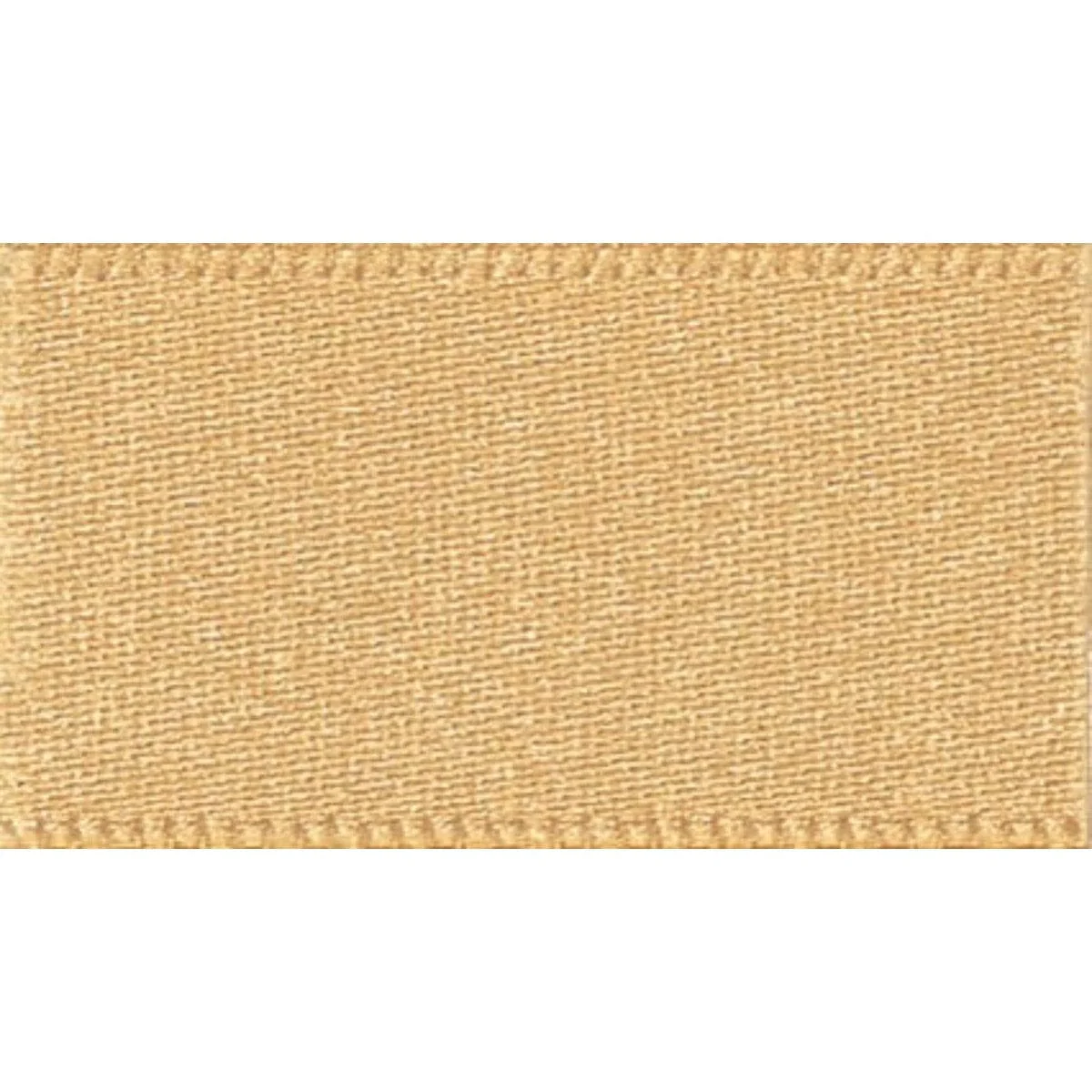 Double Faced Satin Ribbon Honey Gold: 25mm wide. Price per metre.