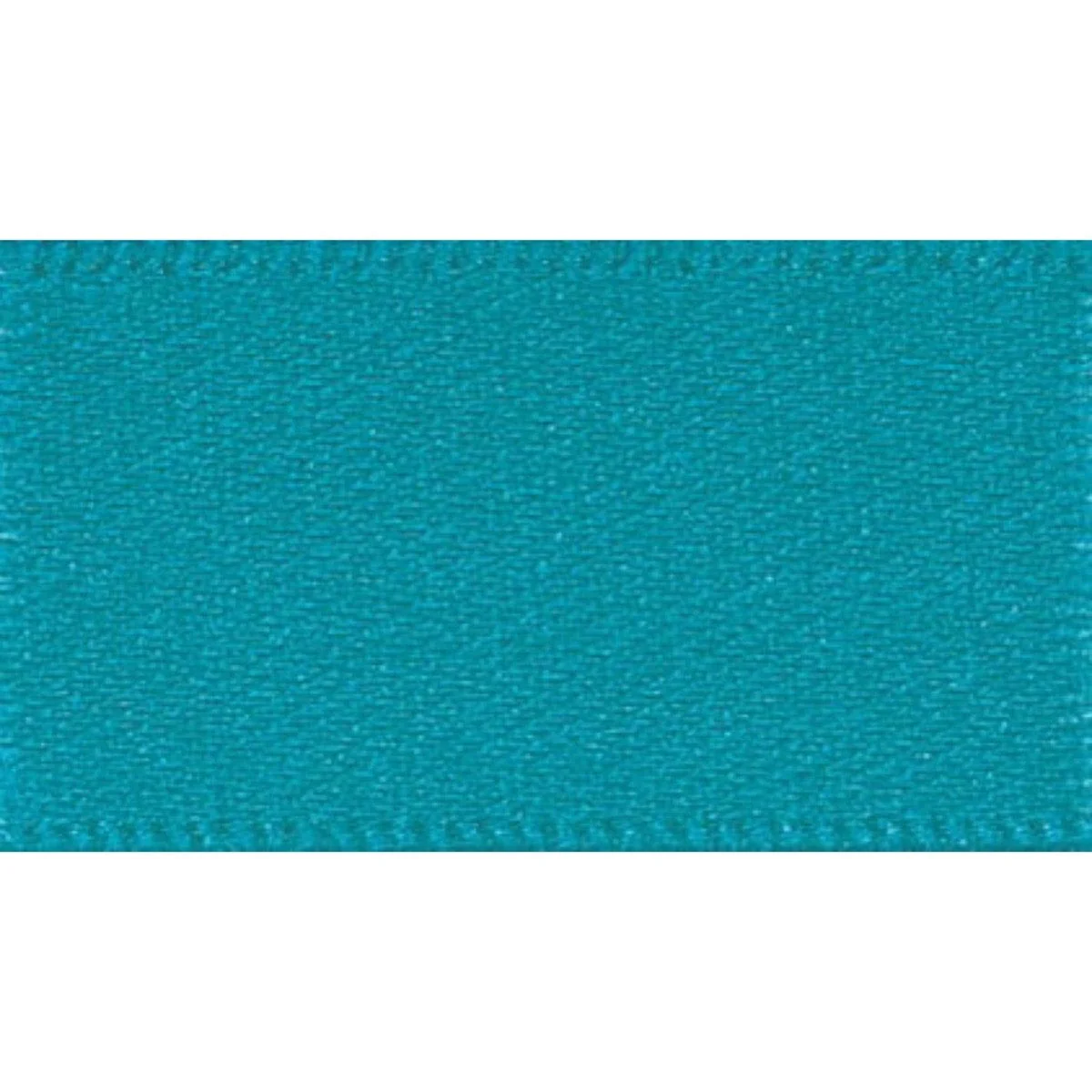Double Faced Satin Ribbon Malibu Blue: 15mm wide. Price per metre.