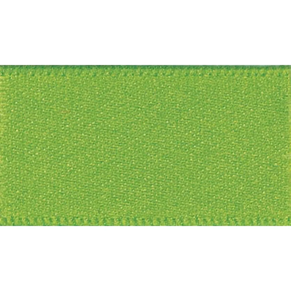 Double Faced Satin Ribbon: Meadow Green: 10mm wide. Price per metre.