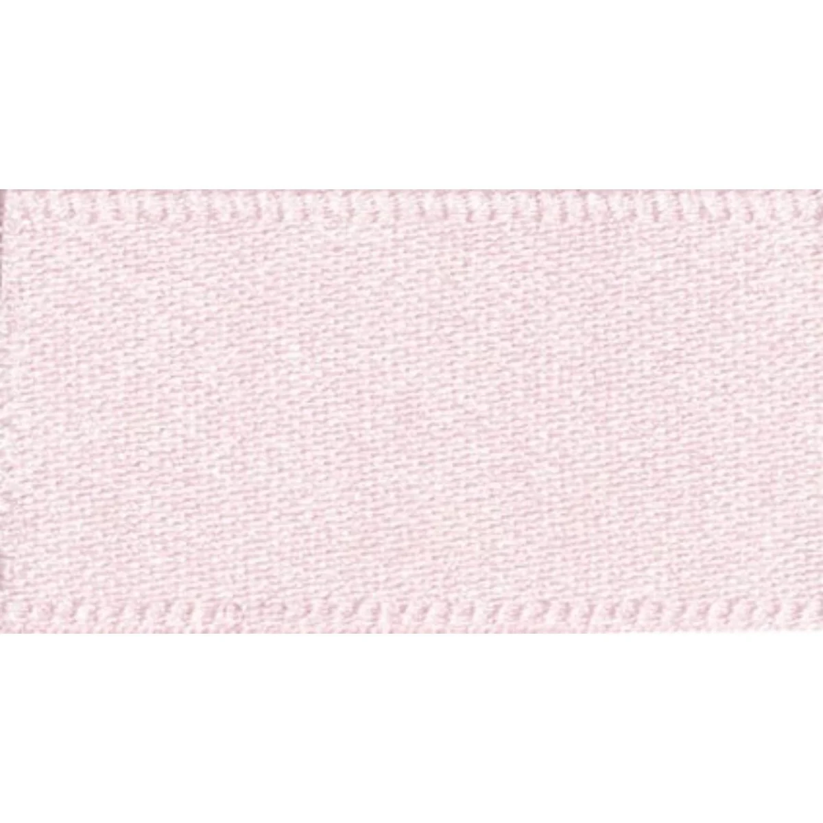 Double Faced Satin Ribbon Pale Pink: 15mm wide. Price per metre.