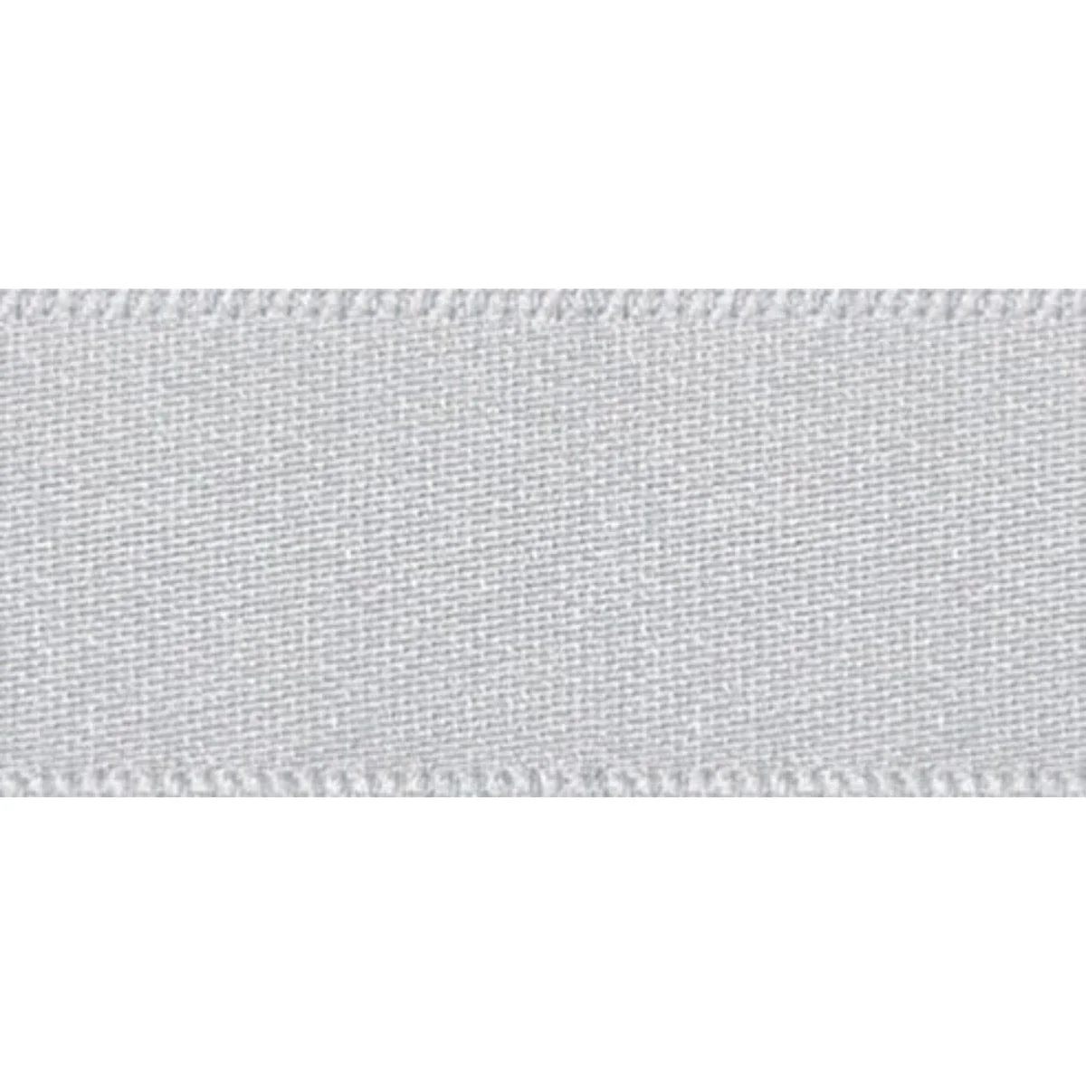 Double Faced Satin Ribbon Silver Grey: 10mm Wide. Price per metre.
