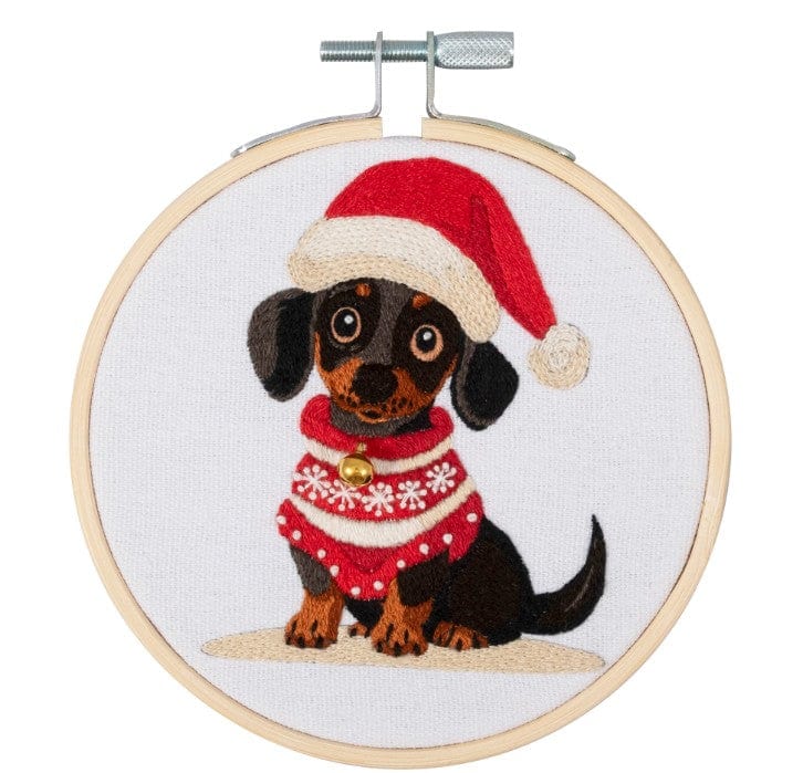 Embroidery Hoop Kit Mini Daschund - Image 2